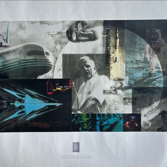 Boeing 75‎ Year Anniversary 1916 - 1991 Poster Collection Set of 4 - Picture 4 of 10